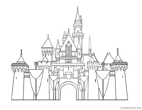 castle coloring pages royal palace Coloring4free - Coloring4Free.com