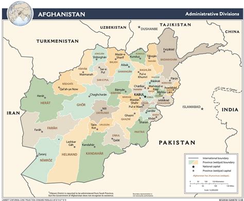 Regional Map Of Afghanistan Countryreport