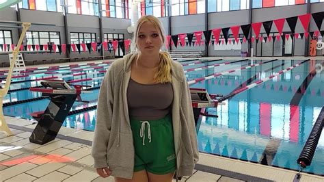 Getting to know Sauk Prairie girls swimming's Carly Coy - YouTube