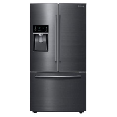 Samsung 2807 Cu Ft French Door Refrigerator In Black Stainless Steel