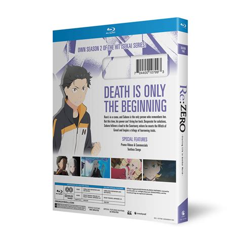 Rezero Starting Life In Another World Season 2 Blu Ray