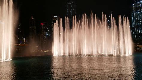 Dubai Fountains Burj Khalifadubai Mall Youtube