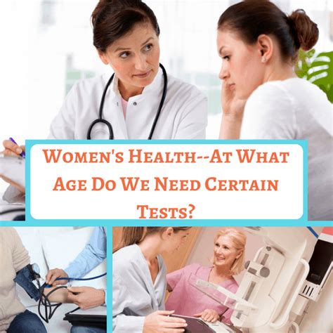 Womens Health At What Age Do We Need Certain Tests The Organized Mom