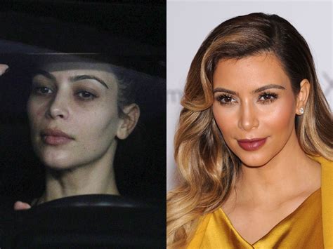 Kim Kardashian Sans Maquillage Alerte Métamorphose Photos Closer
