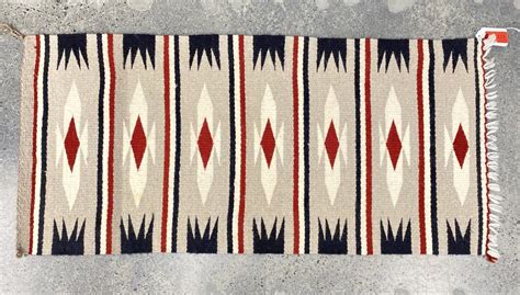 Sold At Auction Navajo Vintage Navajo Native American Hand Woven Rug