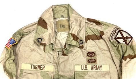 Us Army Dcu Jacket Patched To Pfc Turner 10th Mountain Cfmb Combat