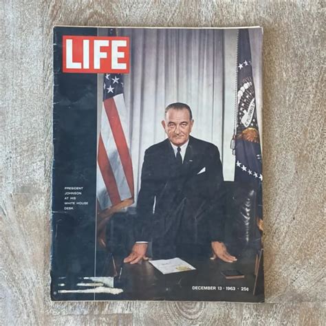 Life Magazine Jfk Assassination Lbj John Kennedy Lyndon Johnson Dec 13