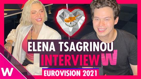 Φορώντας ένα σeξι φόρεμα με κρόσσια, η έλενα τσαγκρινού έβαλε «φωτιά» στη σκηνή του rotterdam ahoy στον α' ημιτελικό του 65ου διαγωνισμού τραγουδιού της eurovision. Elena Tsagrinou "El Diablo" (Cyprus) Interview @ Eurovision 2021 first rehearsal - YouTube