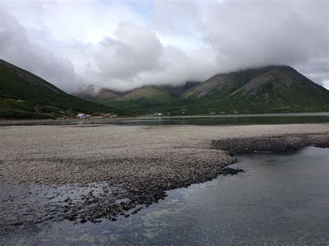 Lagoon Low Tide King Cove Alaska Lagoon Tide Alaska Mountains