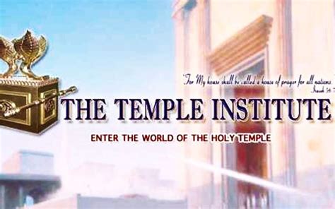 Temple Institute In Jerusalem Israel Releases Their Blockbuster Major Announcement Video