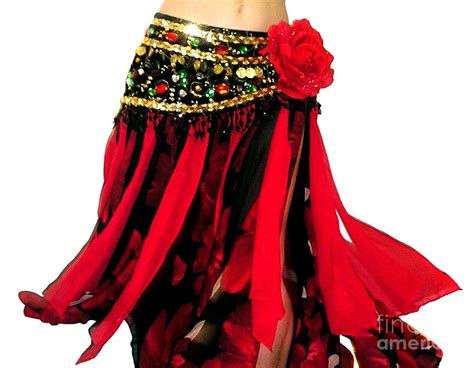 ameynra gypsy belly dance skirt with rose photograph by sofia goldberg fine art america