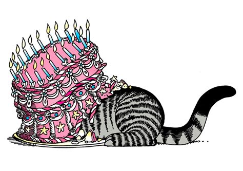 Cat Undercaking Birthday Card