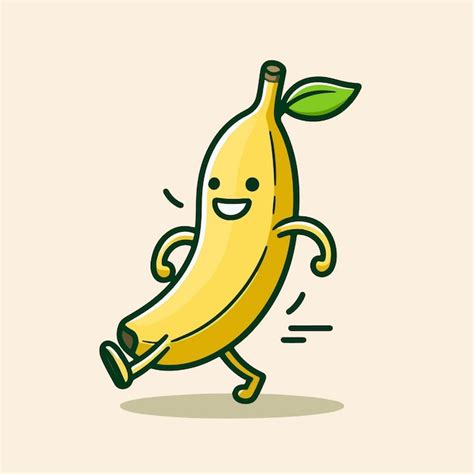 Premium Vector Vector Funny Banana Character