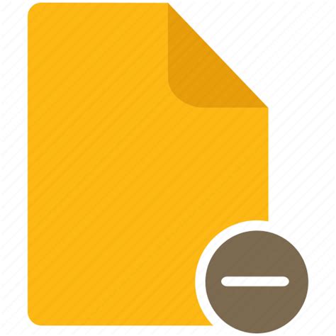 Content Delete Document File Page Icon