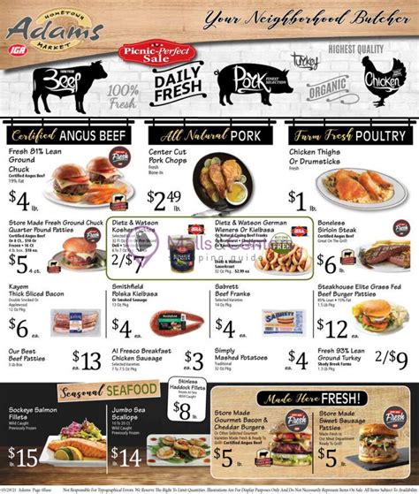 Adams Hometown Market Weekly Ad Sales And Flyers Specials Mallscenters