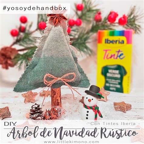 Árbol De Navidad Rústico Con Tintes Iberia Y Handbox Handbox