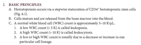 Pathoma White Blood Cell Disorders Leukopenia And Leukocytosis