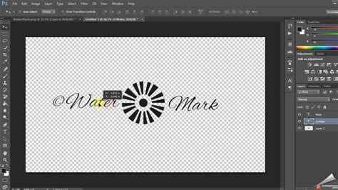 Create A Watermark In Photoshop In 3 Minutes Youtube