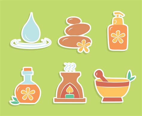 Nice Spa Element Collection Vectors Vector Art And Graphics