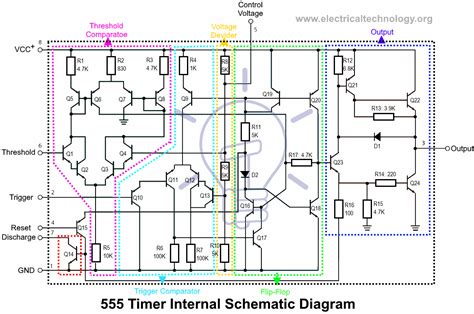 555 Timer Ic Types Construction Fonctionnement Et Application