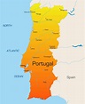 Map of Portugal - Guide of the World