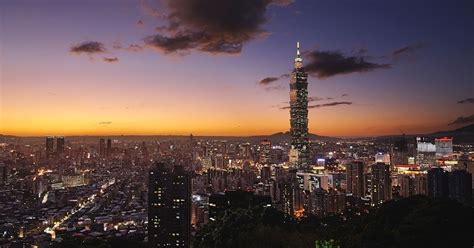 Taipei 101 Sunset High Definition Wallpapers Hd Wallpapers