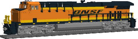 Bnsf Locomotive Lego Bnsf Train Instructions Free Transparent Png