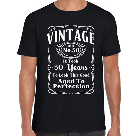 2019 New Fashion Cool Men T Shirt Vintage 50th Birthday T Shirt Funny
