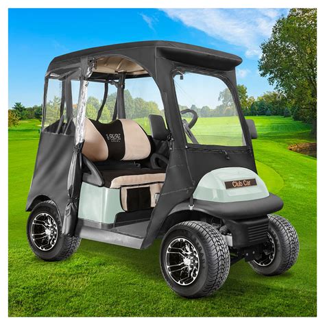 10L0L 2 Passenger Deluxe Golf Cart Driving Enclosures for EZGO TXT