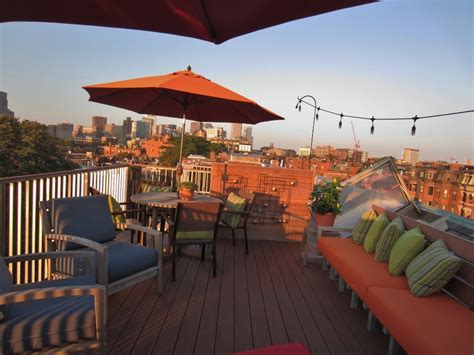 Prepare for outdoor entertaining with a new patio dining set or occasional table. Montgomery Park roof top - Modern - Deck - Boston - by ...