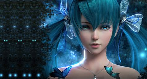 Wallpapers » b » 68 wallpapers in blue anime wallpapers collection. Blue Hair Anime Girl, HD Anime, 4k Wallpapers, Images ...