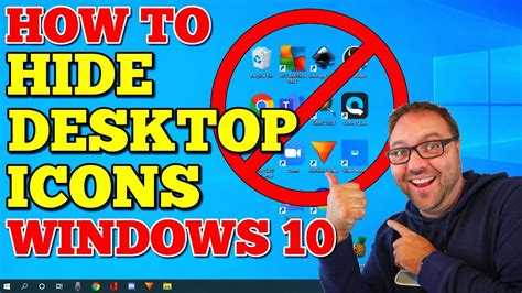 How To Hide Icons From Desktop Windows 10 Tutorial Youtube