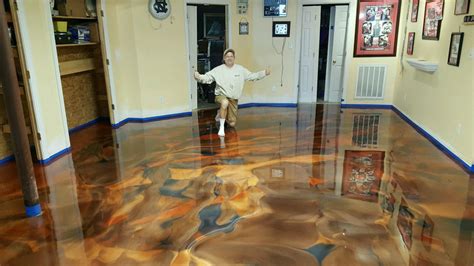 Give your floor a new look and life. Metallic Floor North Raleigh NC by Witcraft Epoxy Floor ...