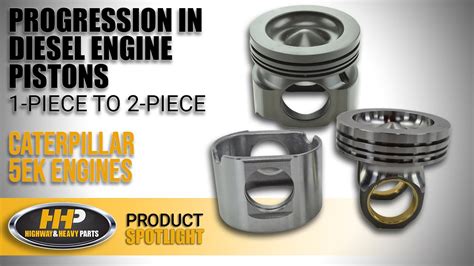 Progression Of Diesel Engine Pistons One Piece To Two Piece Pistons