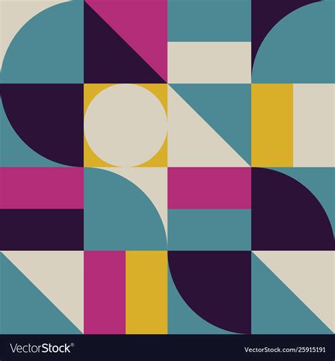 Abstract Background With Geometry Shape Pattern Vector Image