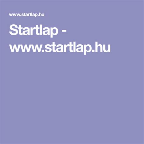 Startlap - www.startlap.hu | Lockscreen, Lockscreen screenshot