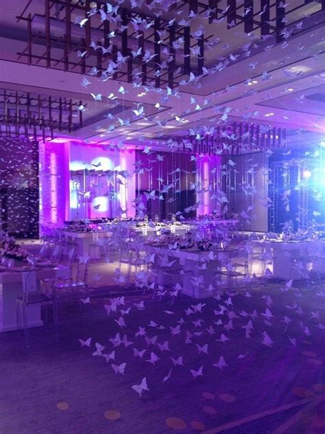 butterfly dancing in the ballroom quince decorations quinceanera themes sweet 16 party themes