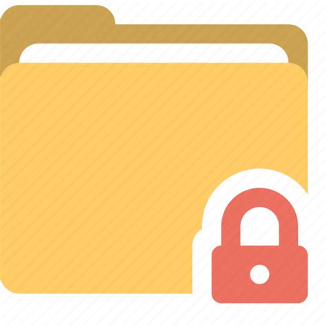 Folder Lock Locked Folder Secure Folder Icon Download On Iconfinder