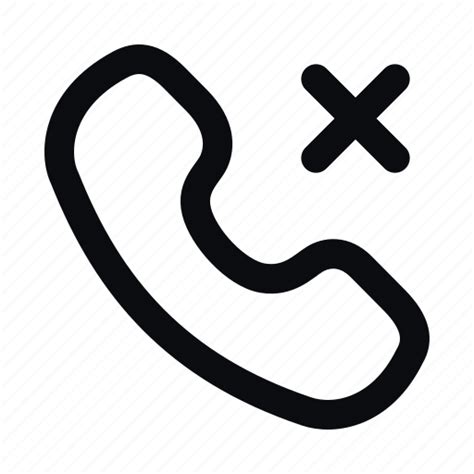 Call Missed Phone Cell Icon Download On Iconfinder