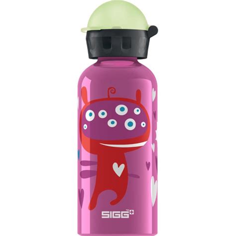 Sigg Water Bottle Glo Monster Pink 4 Liter Kids Water Bottle
