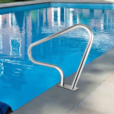 Pool Deck Handrails Swimming Pool Guide Rail With Quick Mount Base