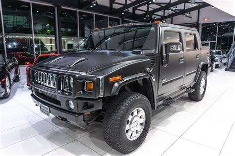 Used 2006 Hummer H2 Sut Recently Installed Matte Black Wrap Low Miles