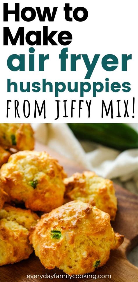 The air fryer delivers on the classic crispy crust while using just a fraction of the oil from the classic version. Easy Air Fryer Hush Puppies | Air fryer dinner recipes, Hush puppies recipe, Air frier recipes