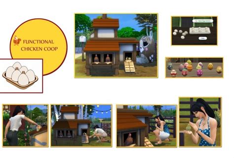 Functional Chicken Coop At Icemunmun Sims 4 Updates