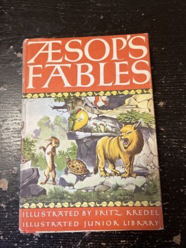 Aesops Fables Illus Jr Library Aesop Fritz Kredel 1947 Hc W