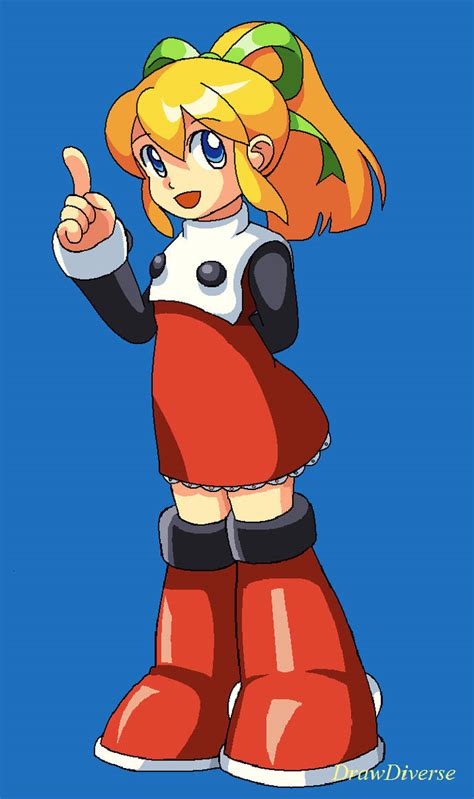 Rockman 8 Roll Welcome Back Good Luck Megaman By Drawduverse On