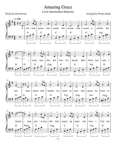 0 ratings0% found this document useful (0 votes). Amazing Grace sheet music for Piano download free in PDF ...