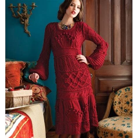 Hand Knit Dress Hand Knitted Dress Blouse Top Pattern Vogue Knitting