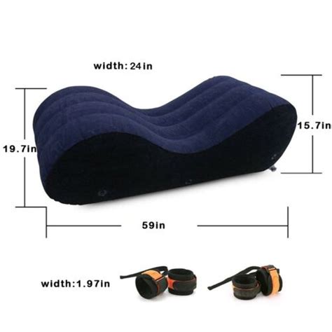 Inflatable Sex Sofa Pillow Bed Furniture Adult Chair Positions Toys