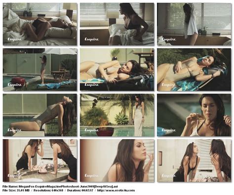 Free Preview Of Megan Fox Naked In Esquire Magazine Photoshoot 2009